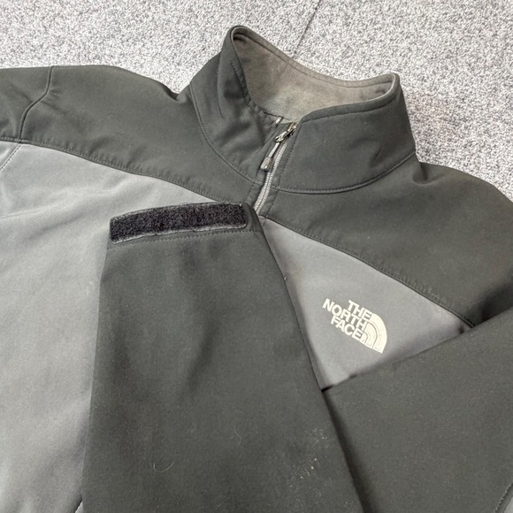 The North Face Other - The North Face Apex Bionic Mens XL Grey Black Softshell Windbreaker Jacket